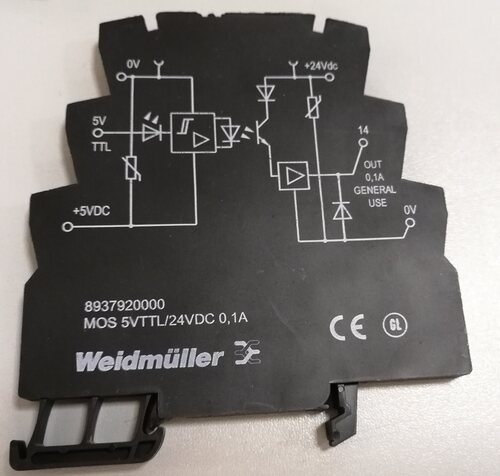 8937920000 魏德米勒继电器超薄模块 RELAY MOS 5VTTL/24VDC 0.1A