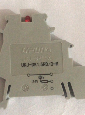 UKJ-DK1.5 GN/O-M（RD/O-M） 友邦三层传感器带红绿灯接线端子排