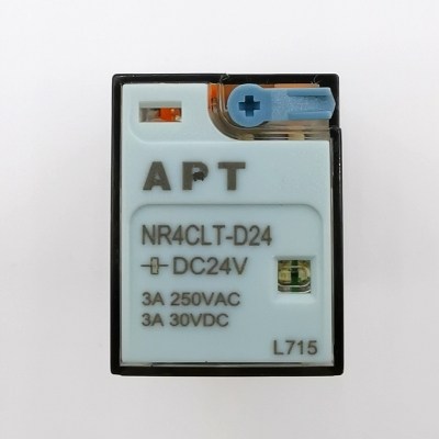 原装西门子APT小型14脚中间继电器 NR4CL-D24 DC24V 四开四闭直流