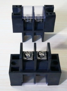 KT8-8-2P 3P 4P 间距13mm 50A 600V 大电流贯通式穿墙接线端子排