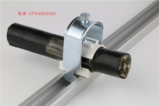 金属电缆夹BK-38 C型导轨电缆固定夹C型钢电缆夹 配电柜固定线夹