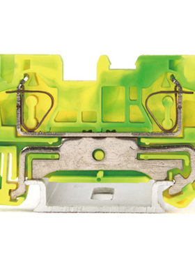 JST4-PE LEIPOLD 弹簧回拉式黄绿色接地端子排 上海雷普电气正品