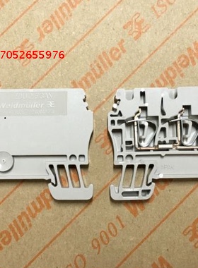 ZDU 2.5/3AN 魏德米勒 一进双出弹簧式弹片端子排  1608540000