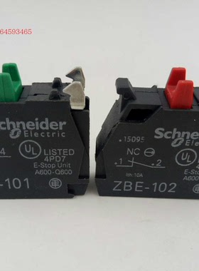 施耐德电气按钮开关触点 ZBE-101 ZBE-102 常开 常闭 适用XB4 XB5