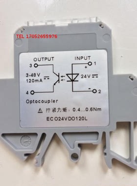 替Reliance瑞联768056 RET24VDCO R20L端子式光电耦合器 光偶模块