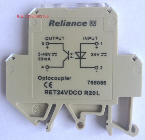 原装Reliance瑞联继电器 768056 RET24VDCO R20L端子式光电耦合器