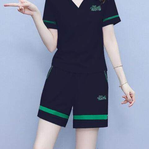 纯棉运动休闲套装女2026新款休闲运动套装