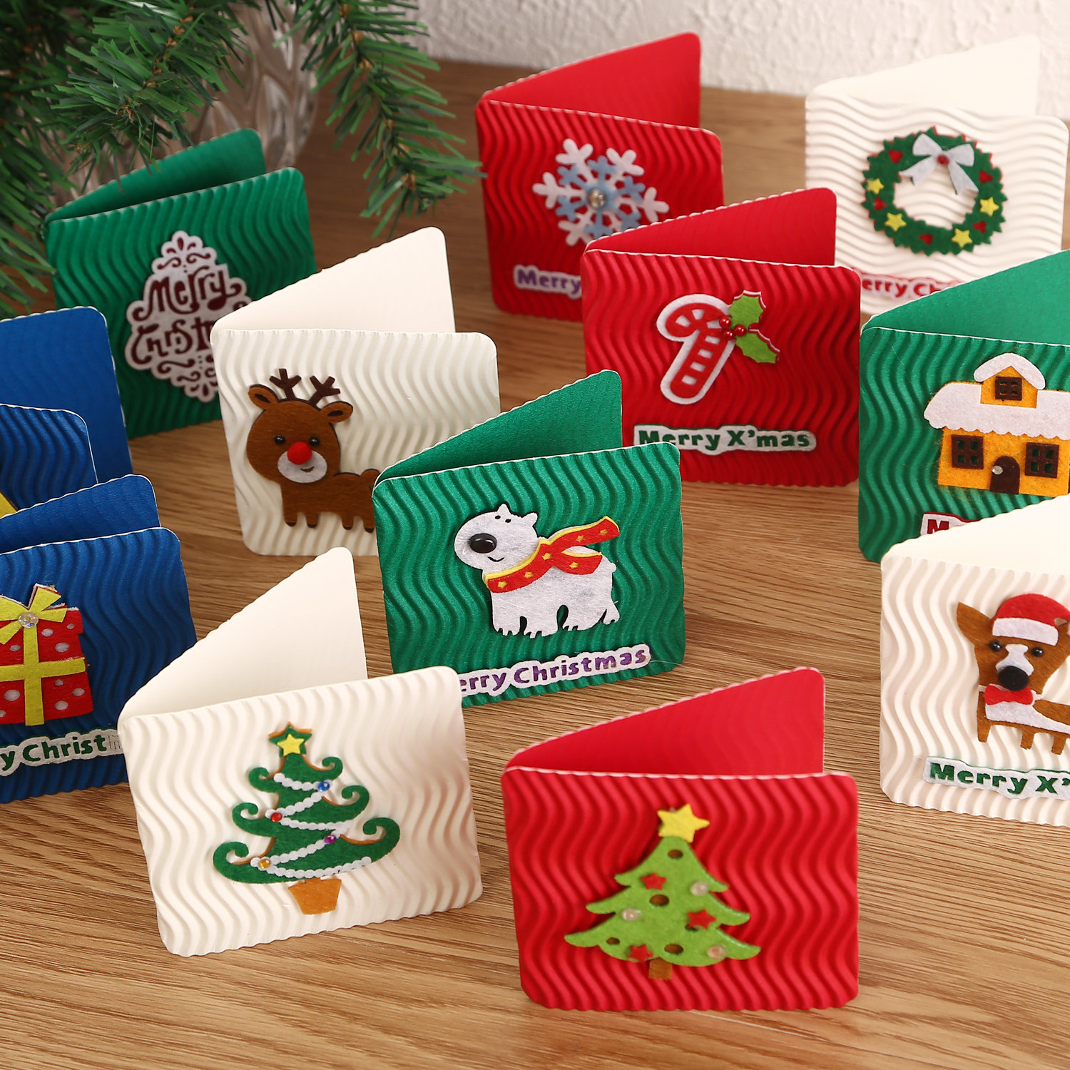 the republic of korea originality Corrugated paper Mini Greeting cards Wishing Blessing Message card Christmas Small cardin the Festive supplies/Gift , Greeting Cards/Card  category - from Buy2taobao.com to provide professional Taobao agent buy service