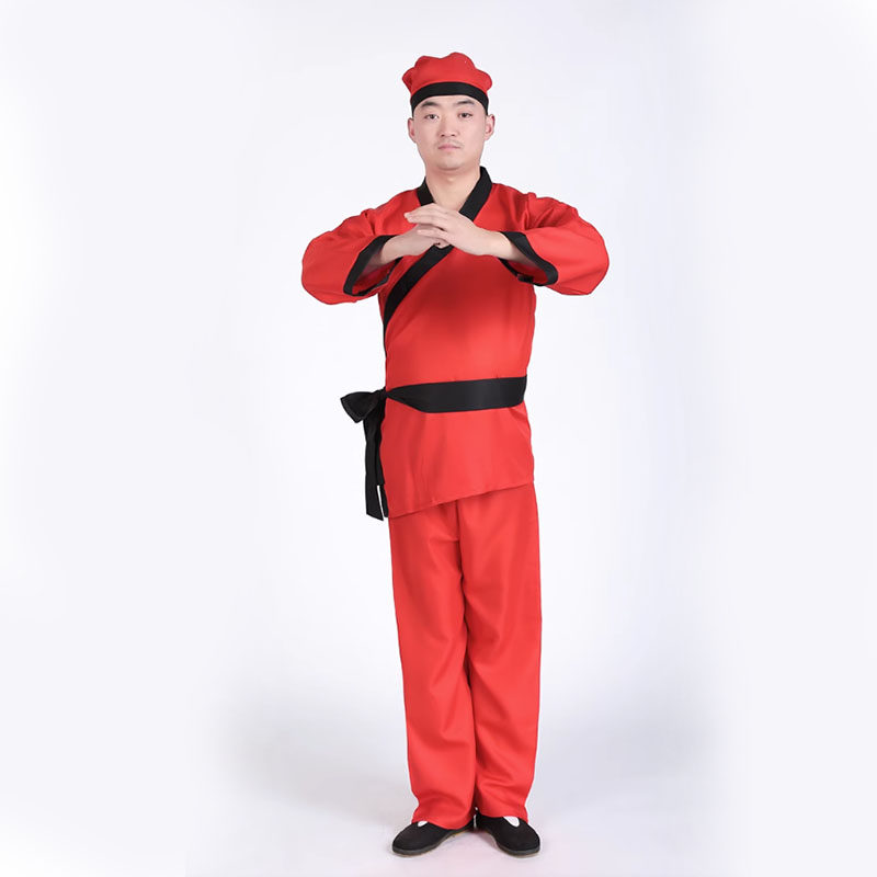 2026春季成人古装汉服男女红色古