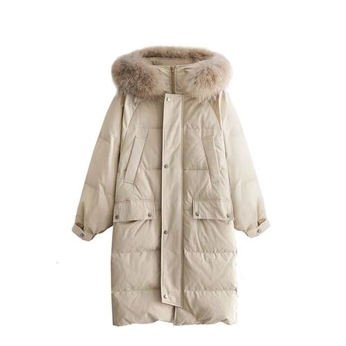 Women's cotton padded clothes new winter bread clothes knee length coat medium long cotton padded jacket student down cotton clothes trend