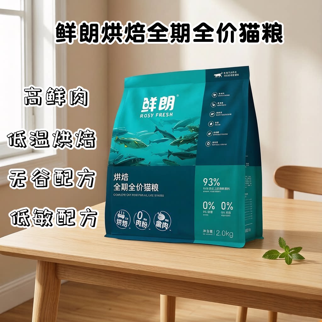 鲜朗全价低温烘焙猫粮图片