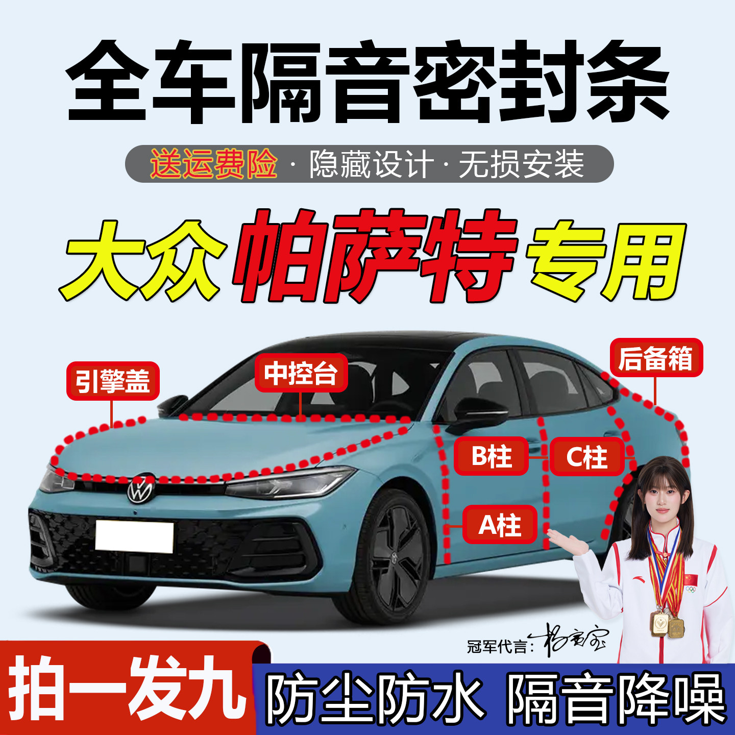 大众帕萨特/PRO全车门隔音密封条