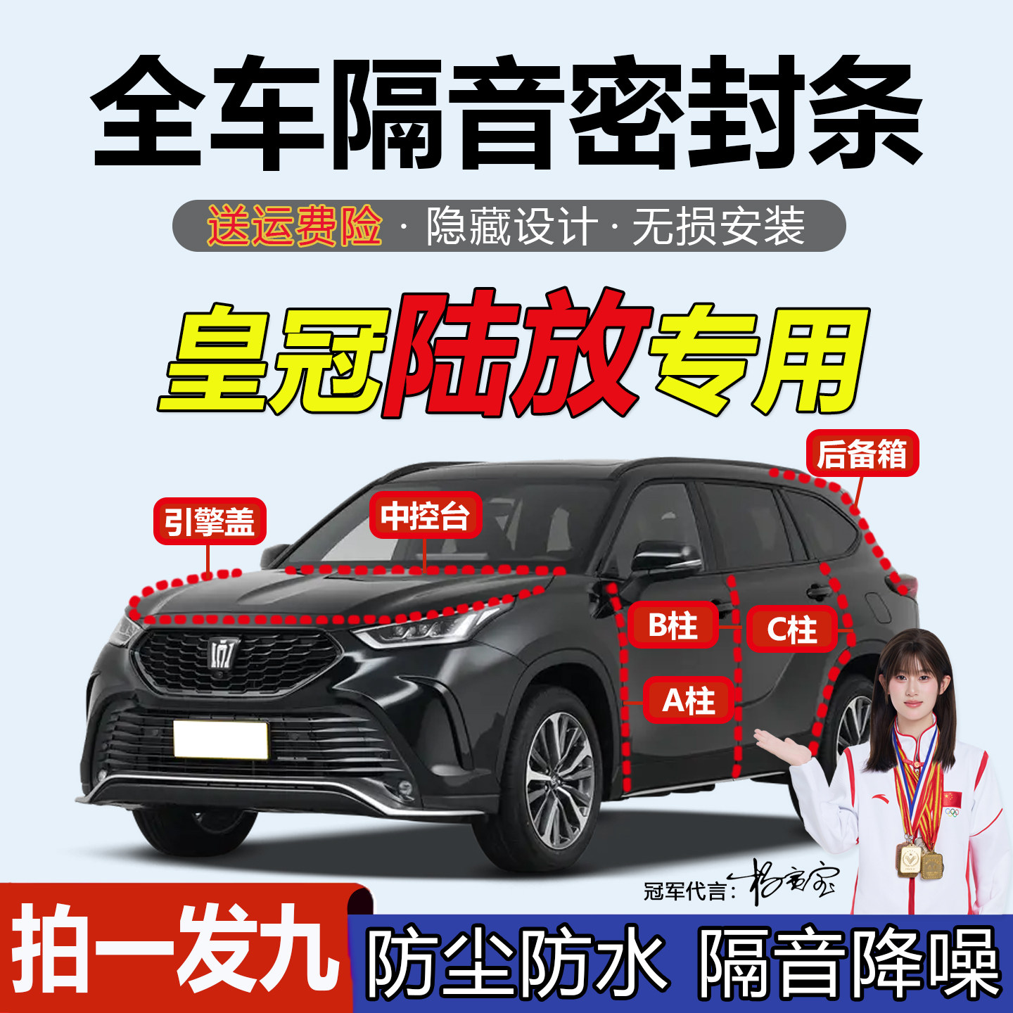 丰田皇冠陆放/老皇冠密封条