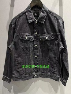 LEE专柜正品 休闲黑灰色牛仔外套夹克 A00493男士 LMT001574100031