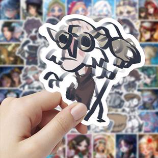 300贴潦草第五人格简笔画贴纸游戏二次元贴画diy手机电脑装饰