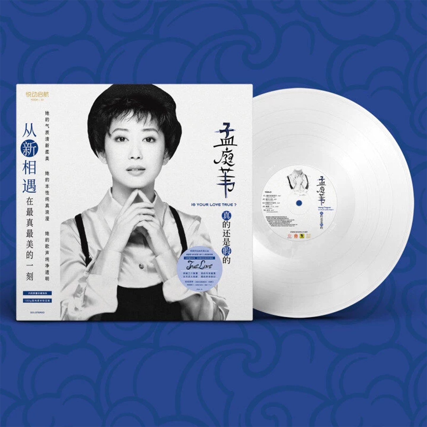孟庭苇黑胶唱片正版 1995年第八张个人录音室专辑 限定版白胶LP