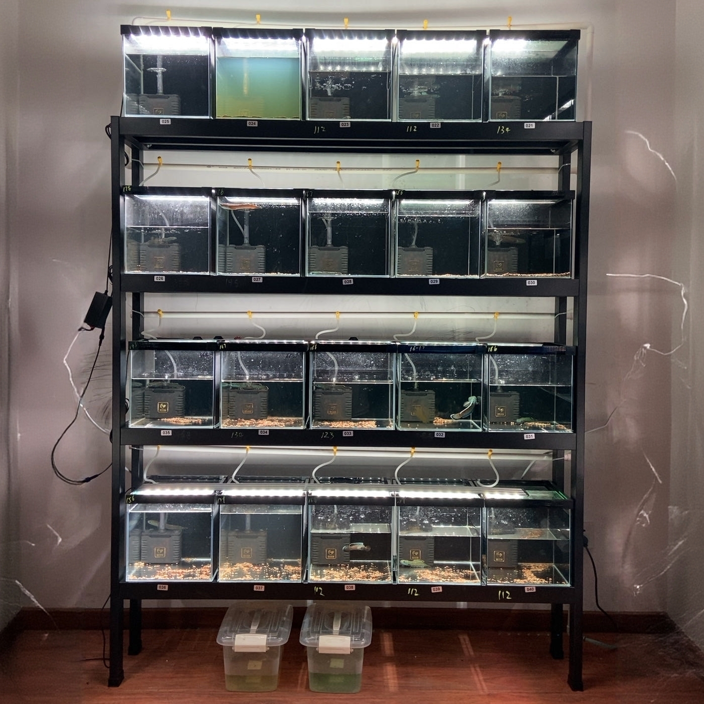 新款重型多层鱼缸架子顺丰底座组缸水族馆展示架鱼缸支架高承重