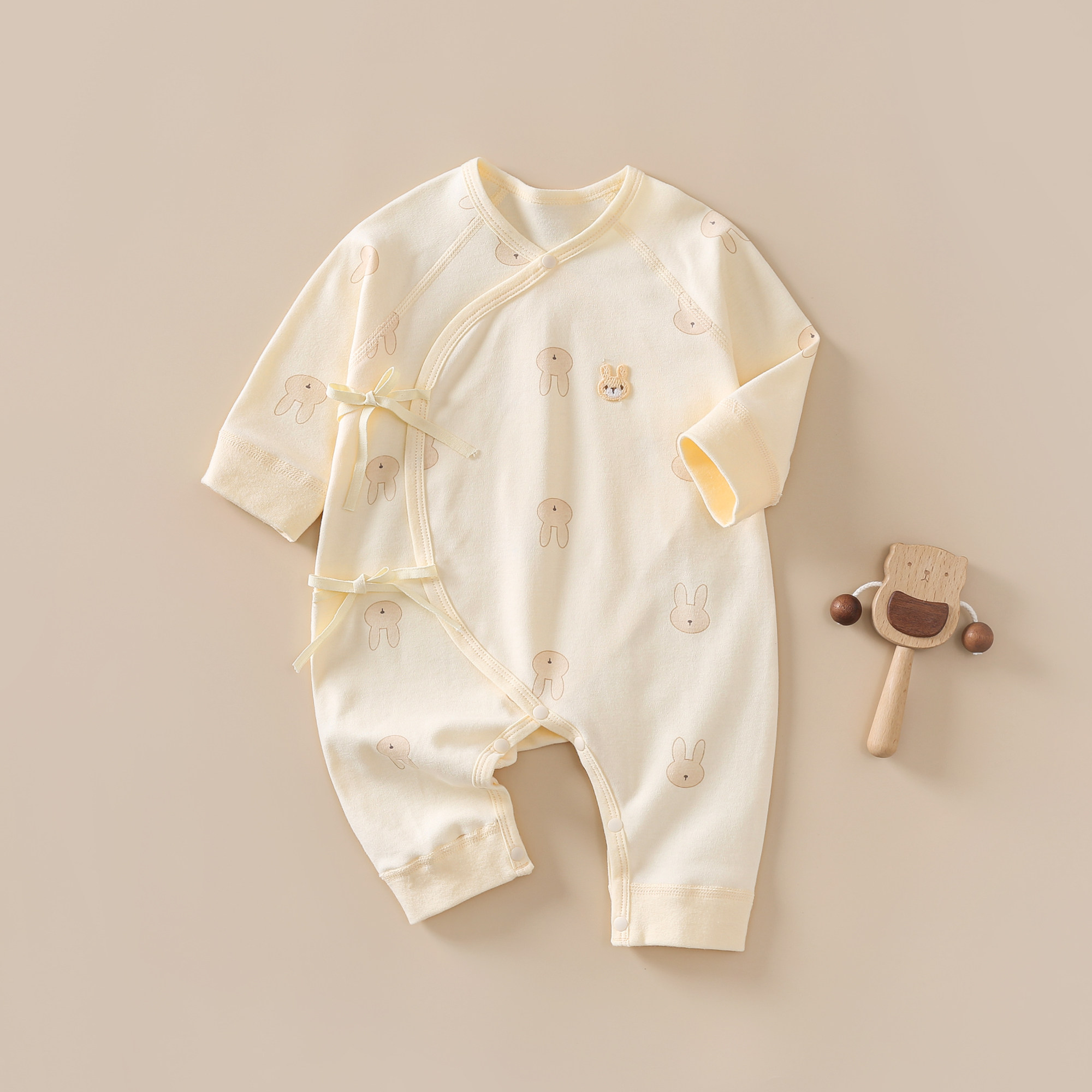 新生儿衣服纯棉爬服0