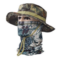 Penney hat, ice silk scarf set, outdoor mountain climbing, camping, fishing, sun protection, windproof, breathable, sunshade, quick-drying fisherman's hat thumbnail 6