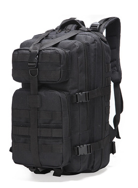 3P包攻击战术双肩背包军迷户外登山包多功能防水迷彩包35L中号