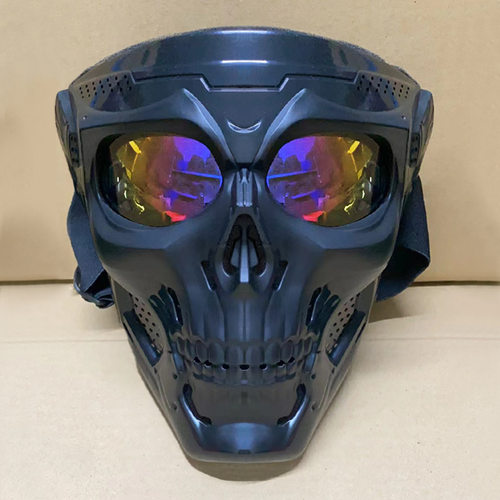 跨境万圣节鬼面具 cosplay道具真人CS战术面罩恐怖骷髅头面具现货