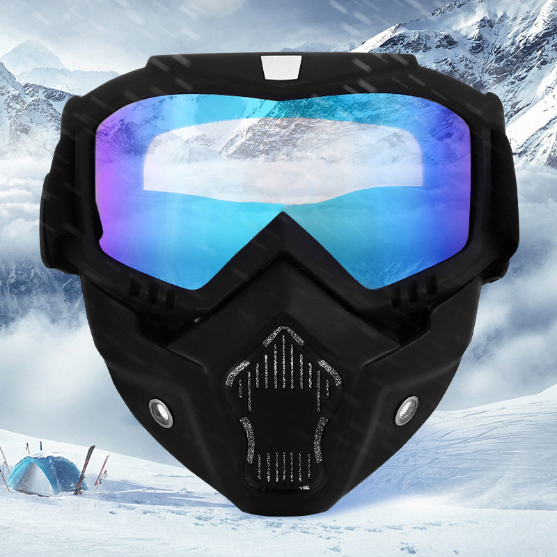 防雾护目罩战术CS面具哈雷面罩骑行风镜摩托车防风沙遮阳防护脸罩