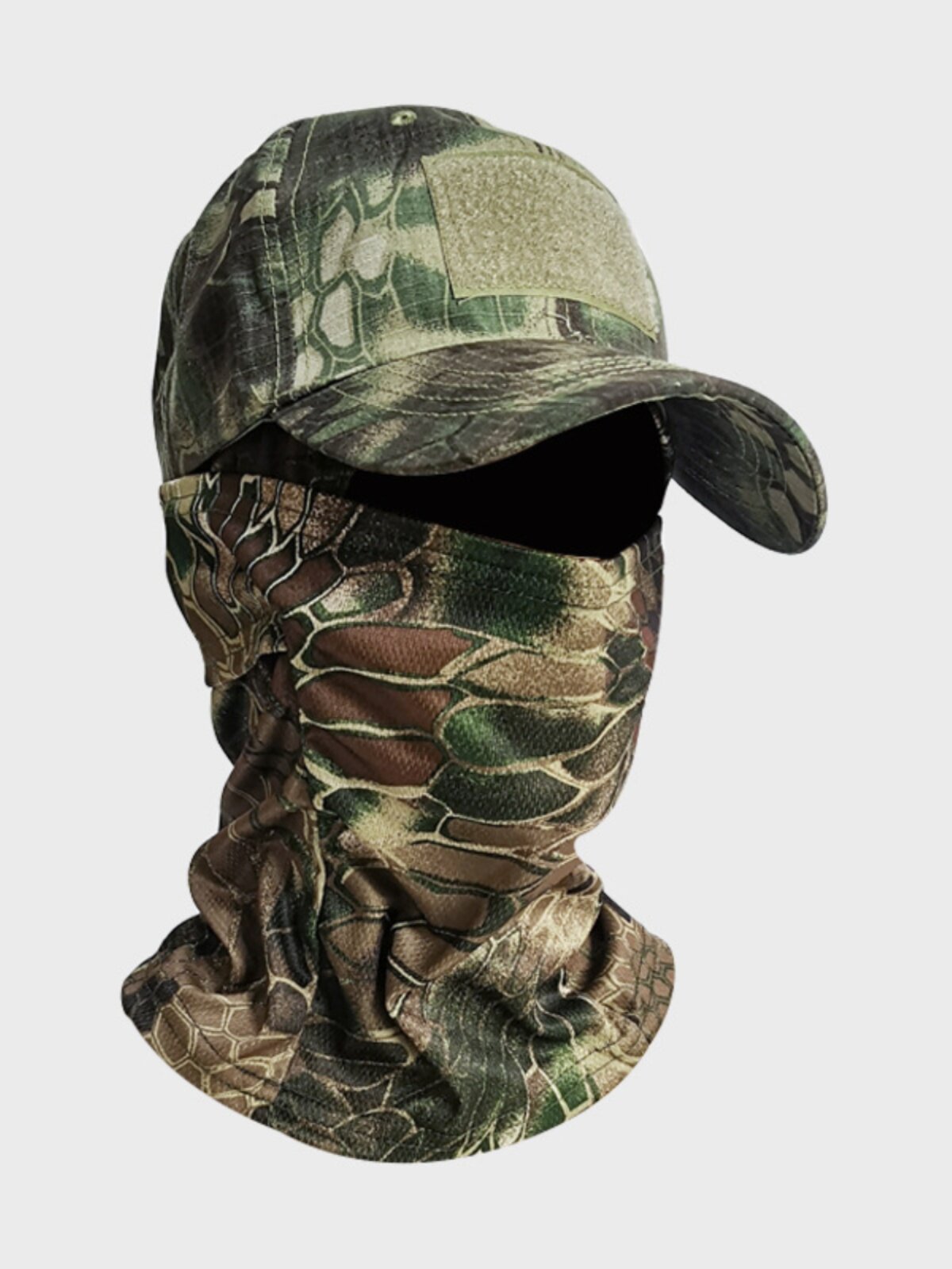 Camouflage With Face Shield Cross-Border Tactical Baseball Outdoor Hiking Mountaineering Fishing Sun Protection Sunshade_voghion.com