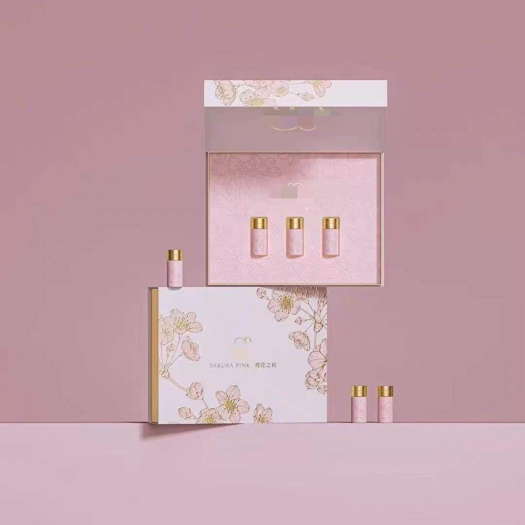 【方正品樱花之粉仪器唇霜套盒LXP排毒霜粉膏唇官焕霜肤粉乳粉嫩