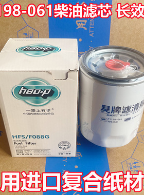 F1198-061柴油滤清器X10015953柴油滤芯格云内3004101柴油格柴滤