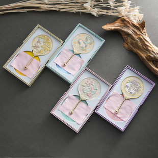 故宫古风文创旅游纪念品贵妃镜子 中国风古典复古镜子 中式伴手礼