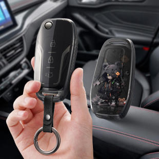 适用15福睿斯汽车钥匙套蒙迪欧16撼路者18翼搏保护套17包壳19款扣