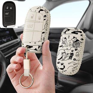 公羊RAM叛逆者遥控保护套包扣壳 适用道奇酷威汽车钥匙套专用改装