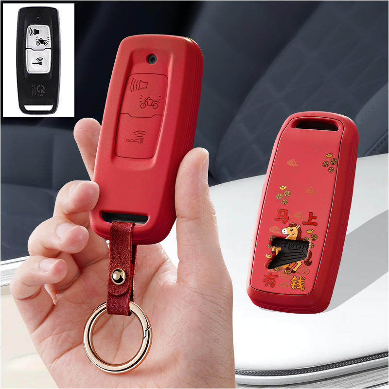 适用本田摩托车PCX160钥匙套LEAD125click150vario150个性包壳扣