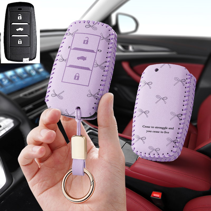 适用江铃老款易至EV3汽车钥匙套EX5车遥控包保护套壳扣圈E400男女