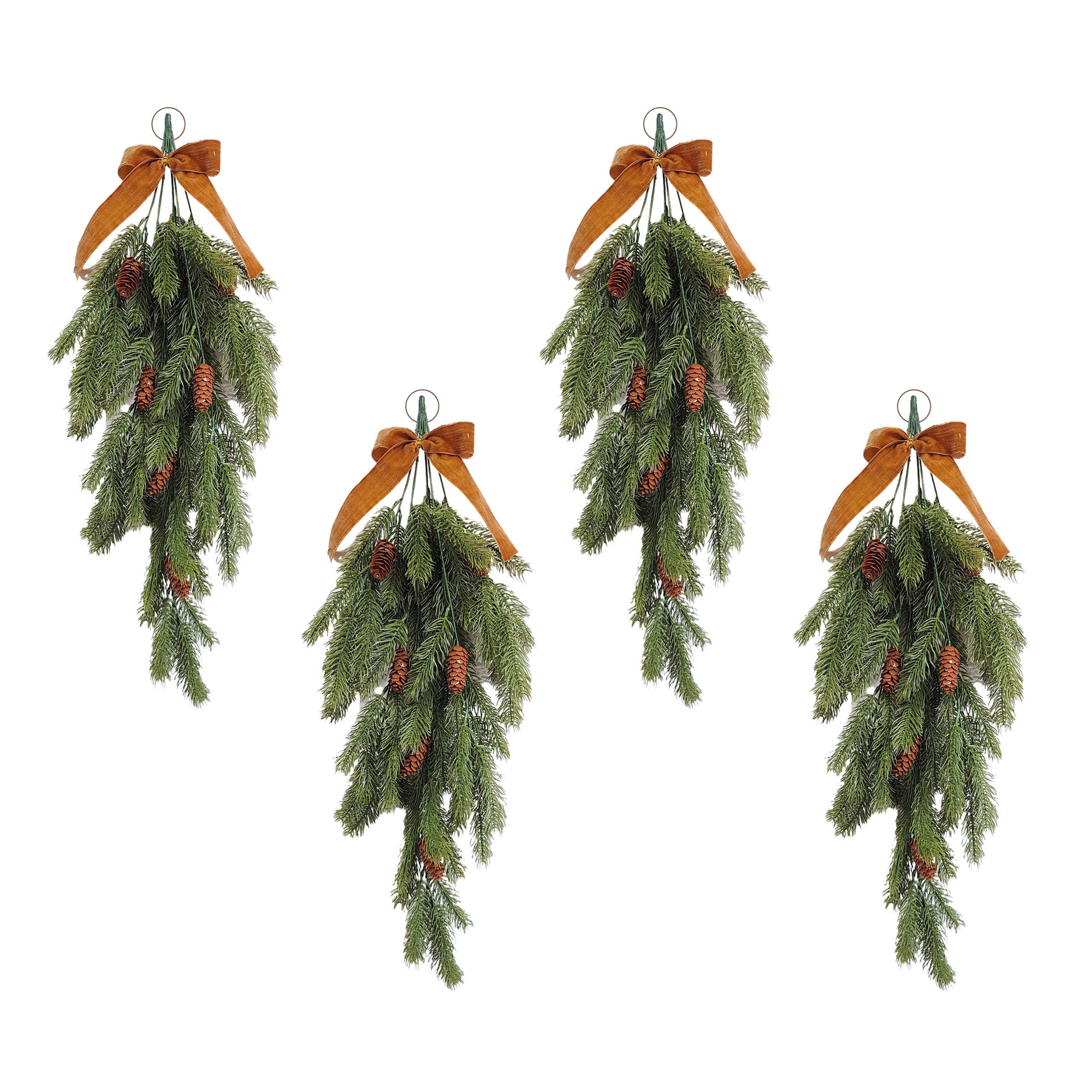 圣诞装饰松针家居160g藤条倒挂PE