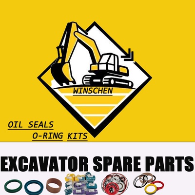 适用小松挖机707-98-46280-48610-39610大中斗臂油缸油封修理包