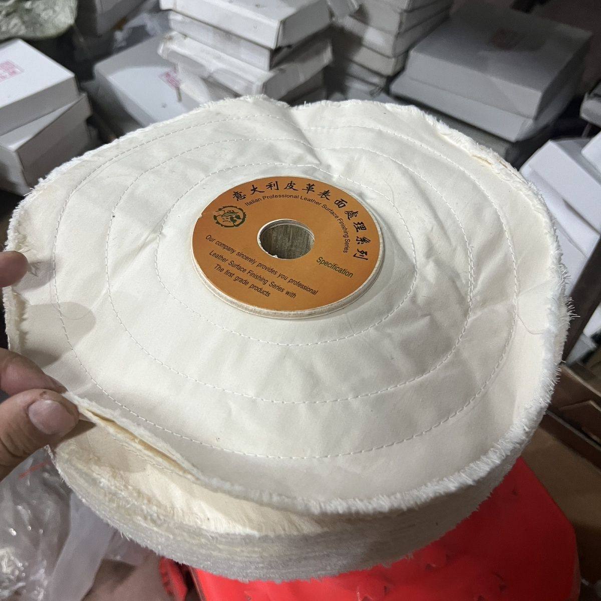 木心抛光打磨棉布轮纯棉布打粗打蜡金属鞋材漆面光面处理木芯布轮