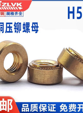 压板螺帽钣金CLC-440花齿黄铜