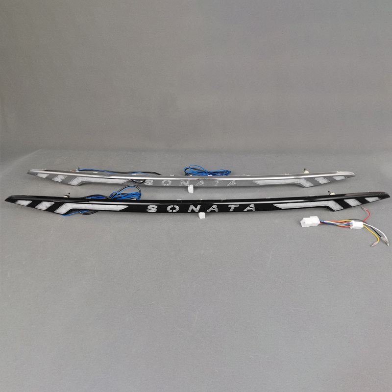 适用于11-15款现代索纳塔八改装尾箱灯专用LED贯穿尾灯索8刹车灯