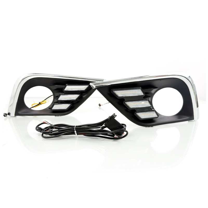 适用于16-18款天籁日行灯前雾灯改装LED日间行车灯转向灯装饰灯