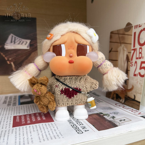 crybaby搪胶娃衣沙滩小憩毛衣