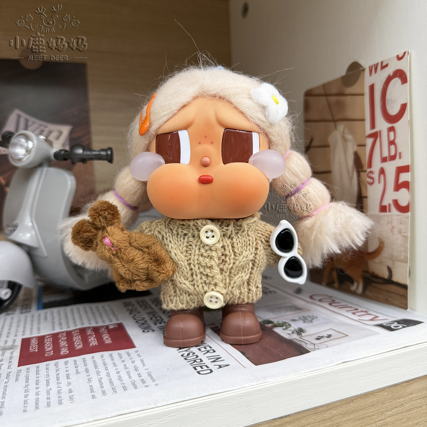 哭娃crybaby沙滩小憩娃衣