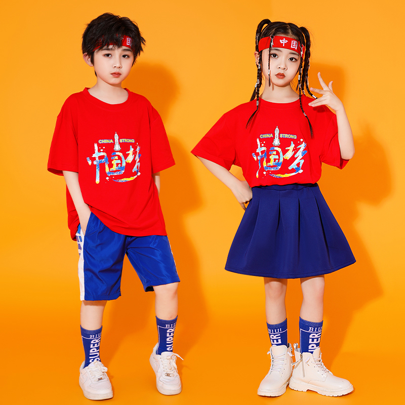 其他通用中国风啦啦操印花演出服