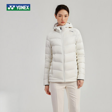 YONEX尤尼克斯yy羽绒服YOBC4054CR男款保暖羽毛球连帽2025秋冬