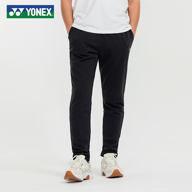 尤尼克斯运动裤男生跑步裤子卫衣长裤秋冬男篮球训练裤舒适男款yy