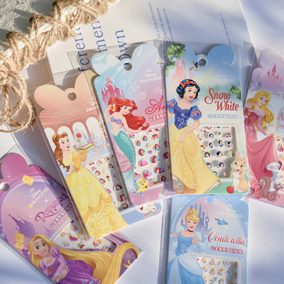 迪士尼儿童美甲贴纸卡通指甲贴