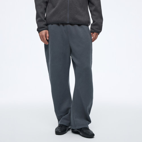 弯刀卫裤宽松休闲百搭灰色卫裤