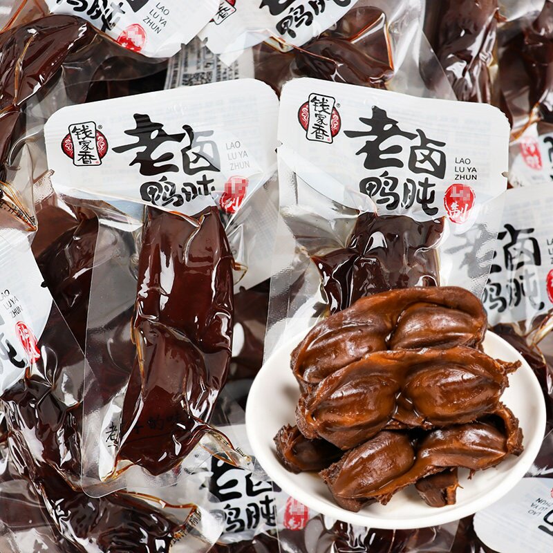 钱家香老卤鸭胗开袋即食独立包装鸭肫鸭胃卤味熟食办公室解馋零食