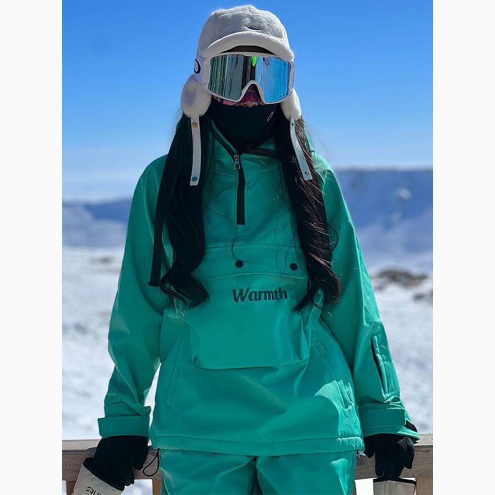 24新款滑雪服女韩国单板双板防风防水保暖夹棉户外滑雪衣裤女套装