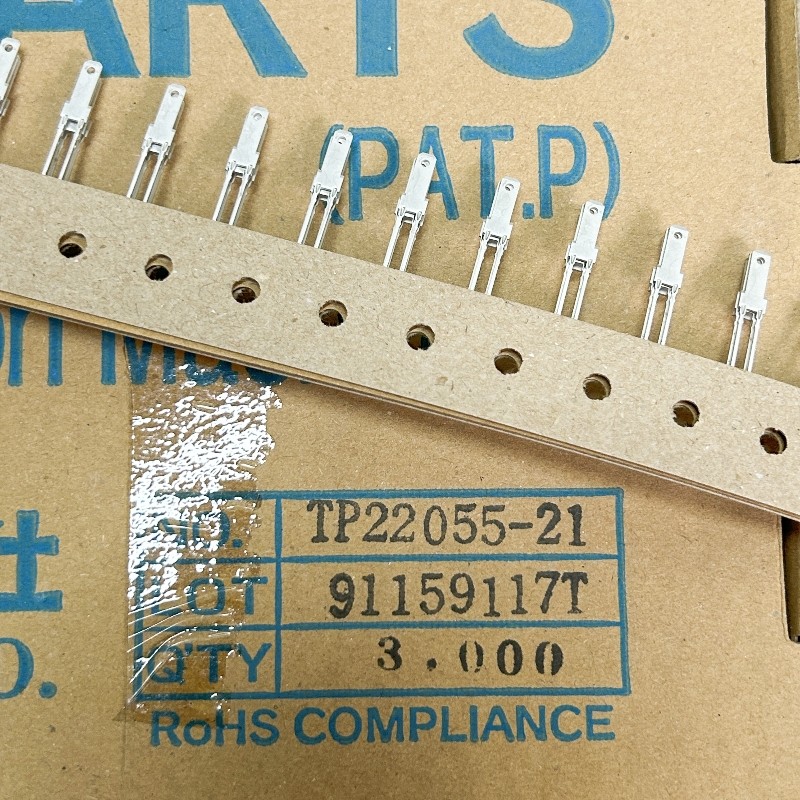 RHYTHM TP22055-21插拔式接线端子2.8mm电源插片PCB冷压端子插片